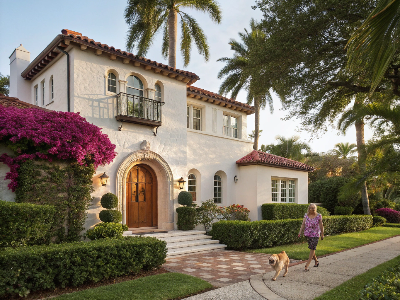 Lush streets of Coral Gate